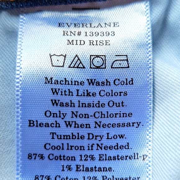 Everlane Mid Rise Skinny Ankle Jeans Medium Wash Size 28 - Picture 13 of 13